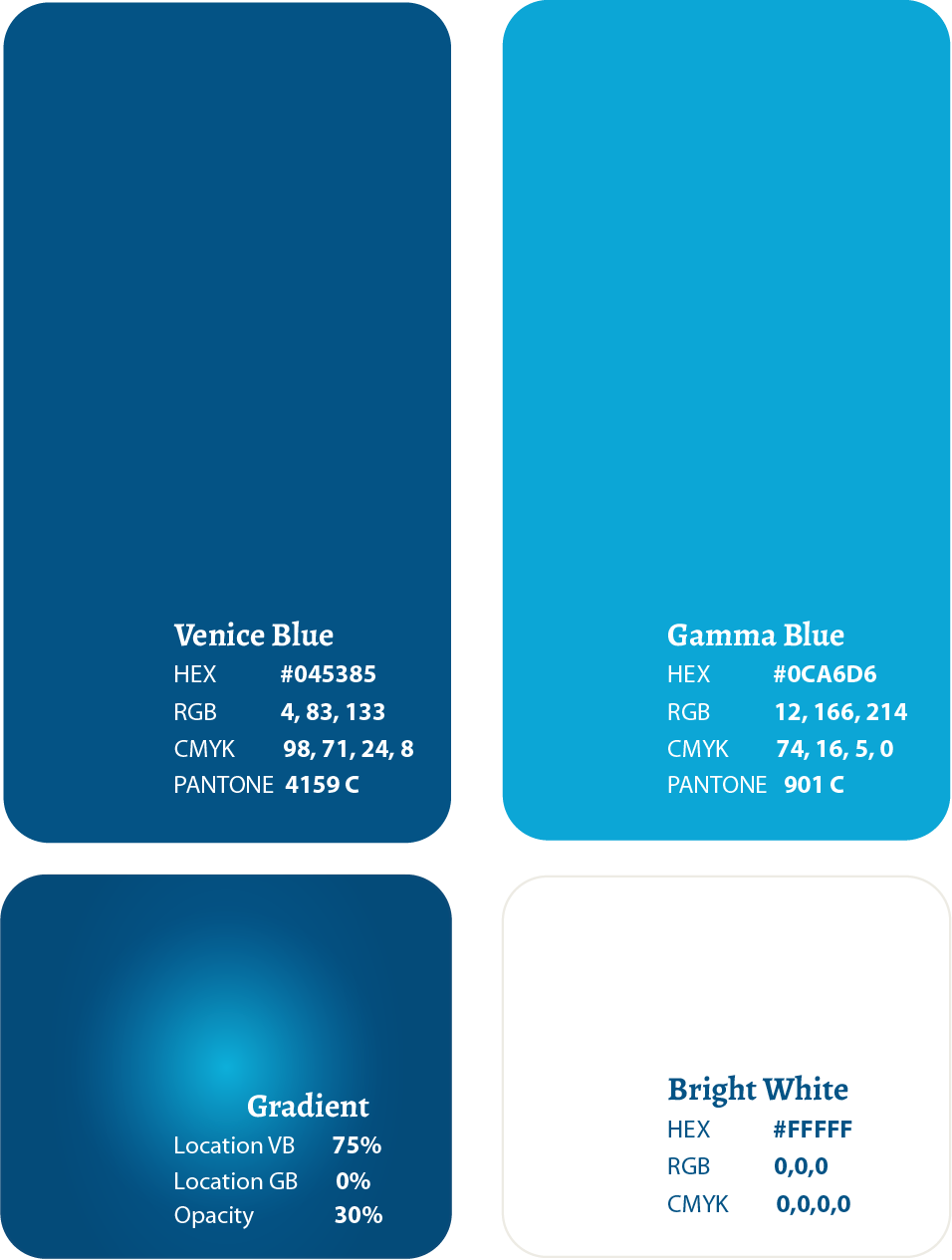 White Giraffe Creative brand guideline sample