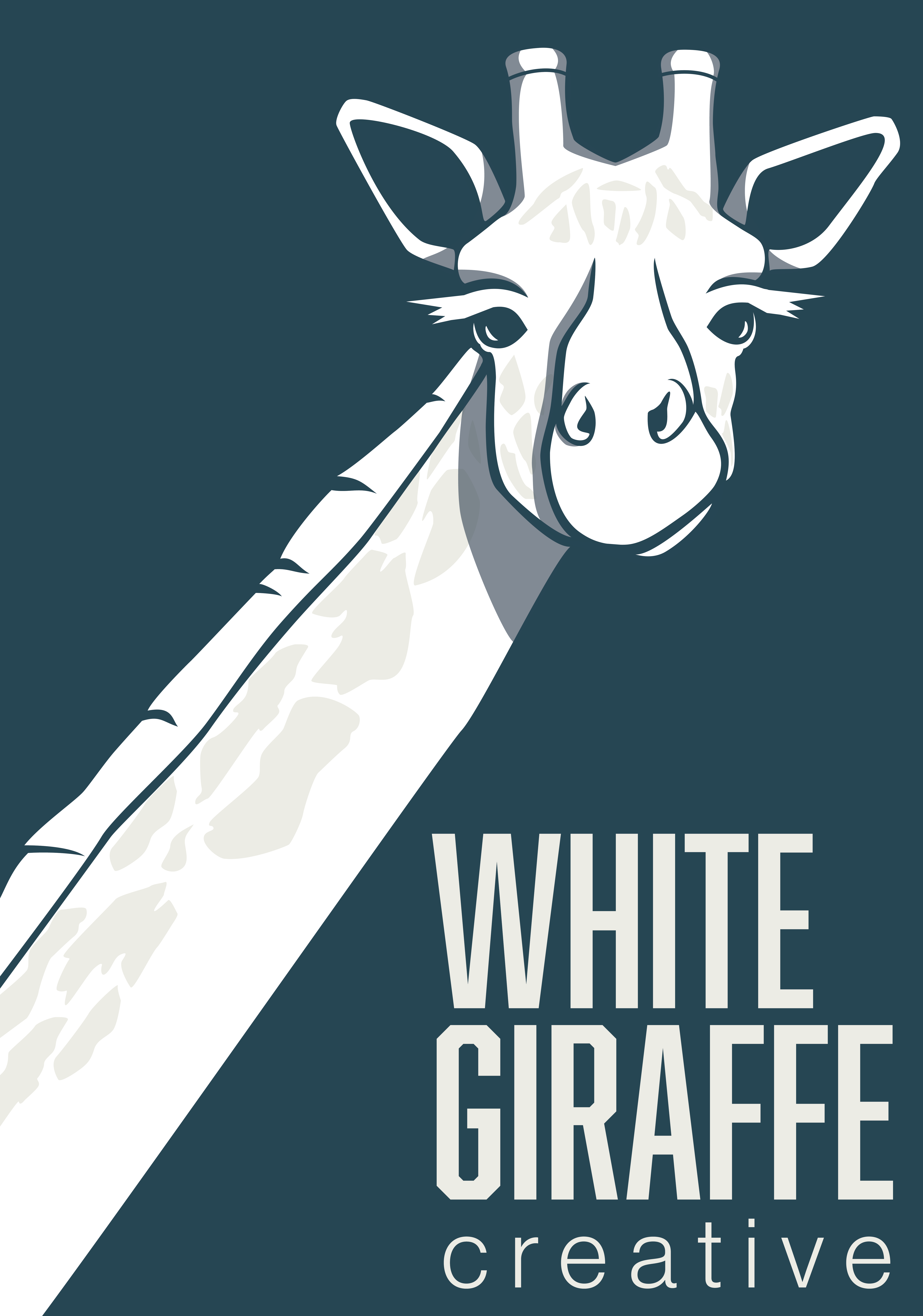 White Giraffe Logo Vert